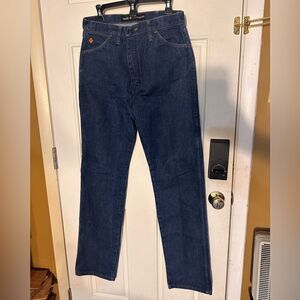 Wrangler jeans -FR Mens Blue Jeans 32 x 36 Flame Resistant Work Denim